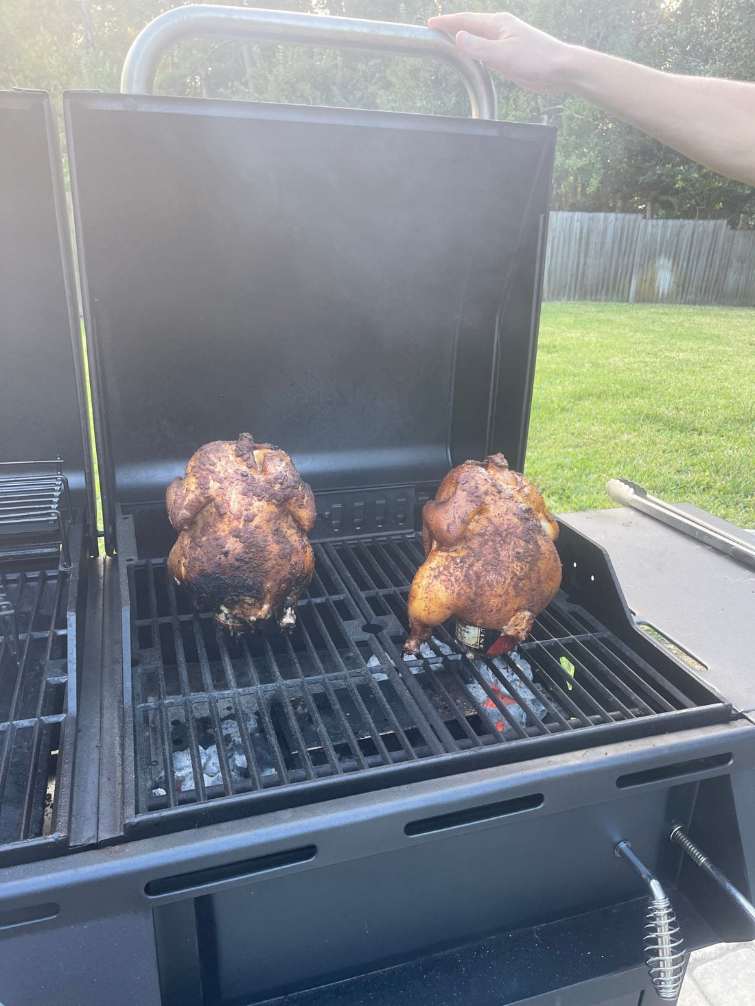 Smoked Beer Can Chicken - The Legit Pit