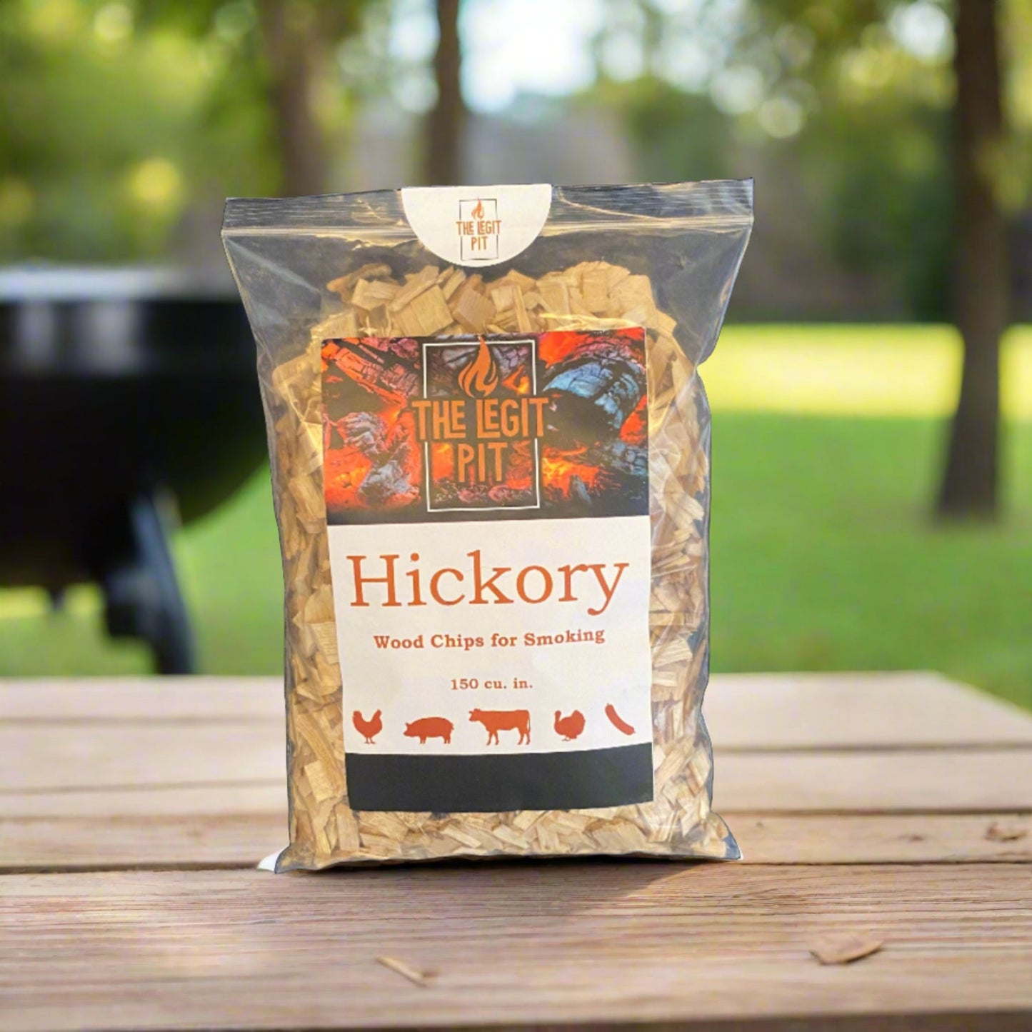 Hickory Wood Chips - The Legit Pit