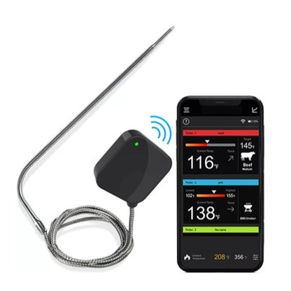 Smart Meat Thermometer with Remote Hub - The Legit Pit