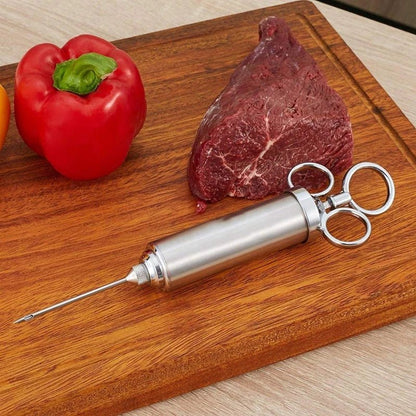 Stainless Steel Meat Injector - The Legit Pit