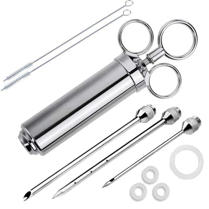 Stainless Steel Meat Injector - The Legit Pit