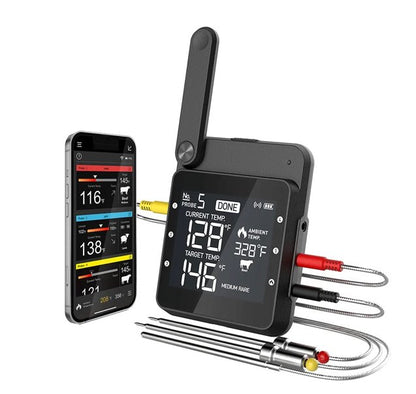 WiFi - Enabled Digital Meat Thermometer - The Legit Pit